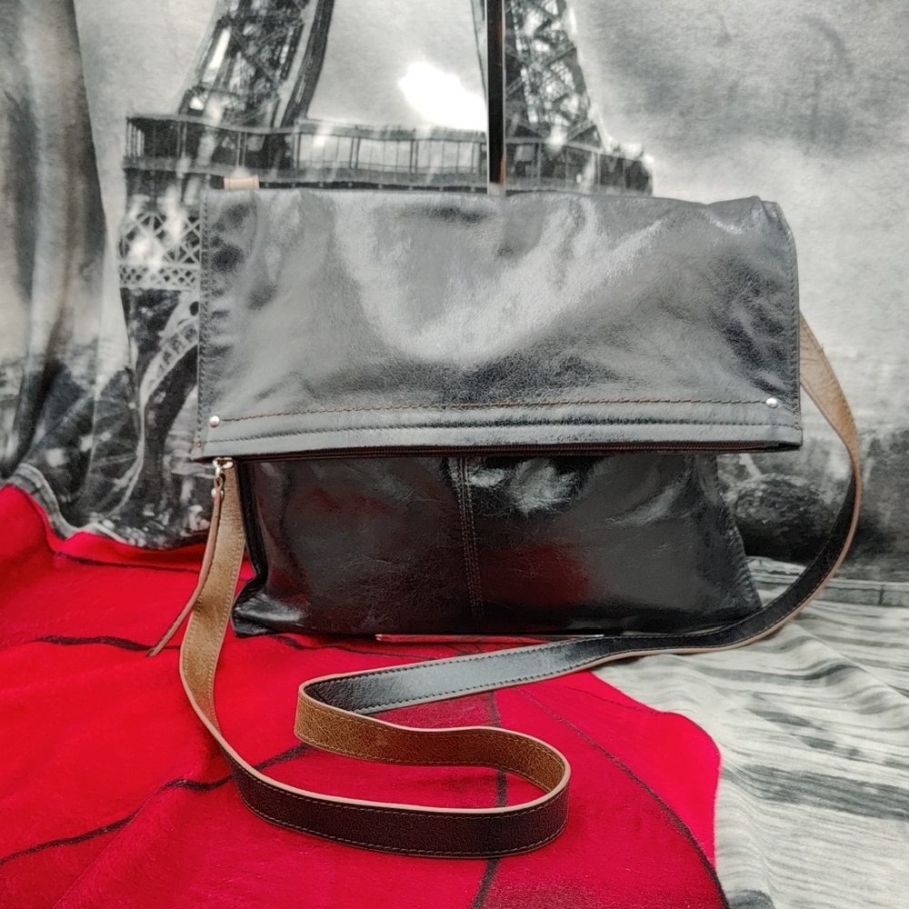 Hobo Vintage Leather Fold Over Bag